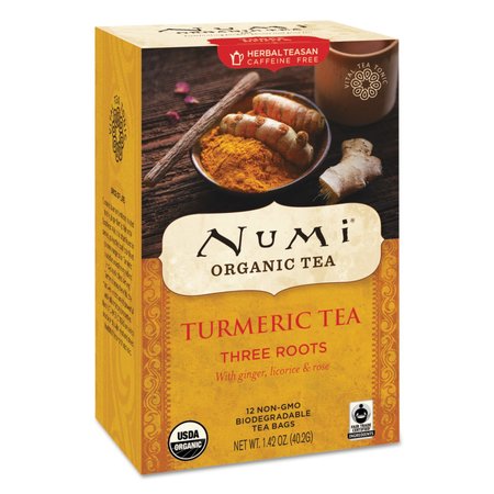 NUMI Tea, Tumeric Tea, Three Ro, PK12 10550
